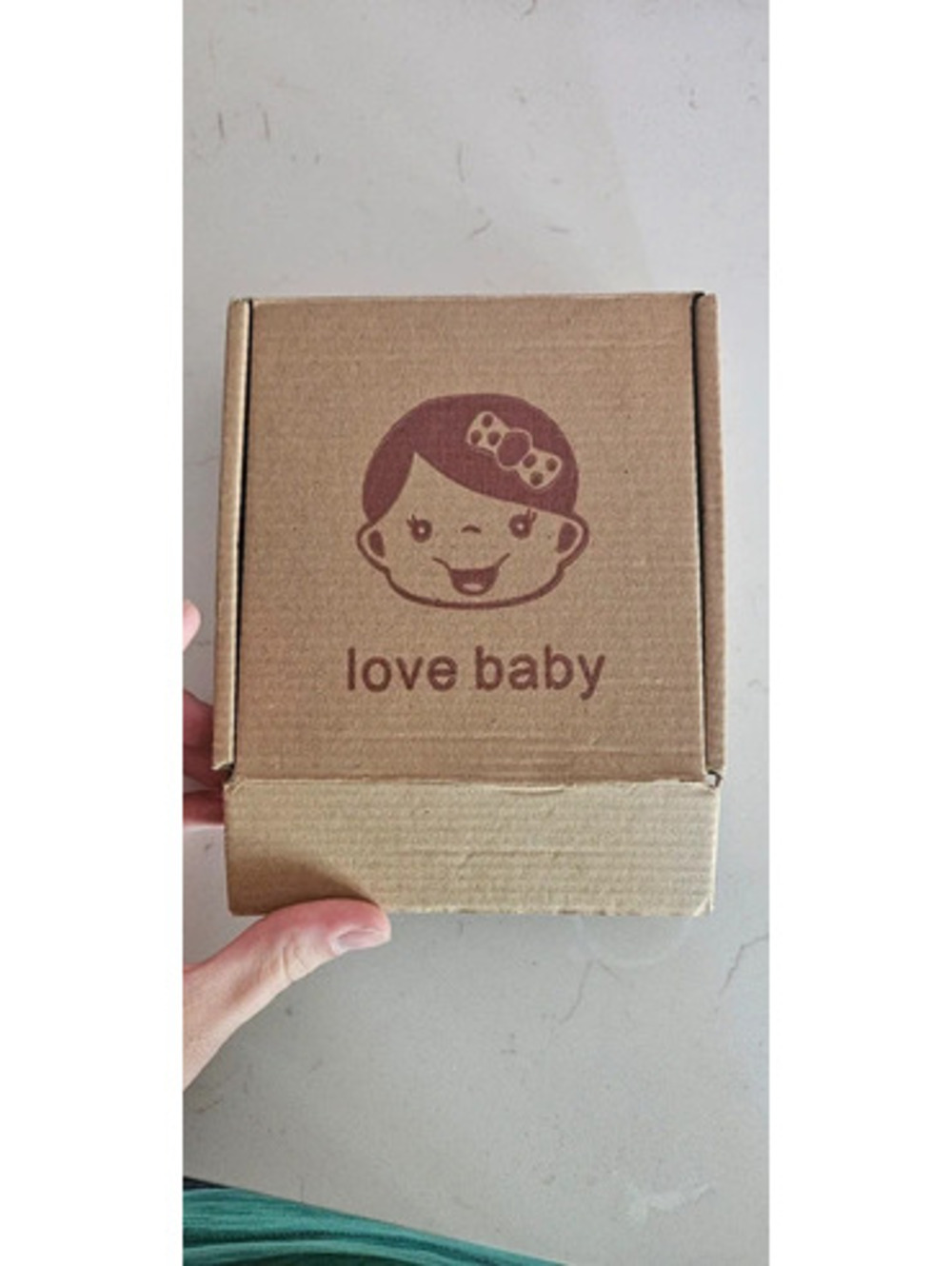 Love Baby Wooden Baby Tooth Keepsake Box